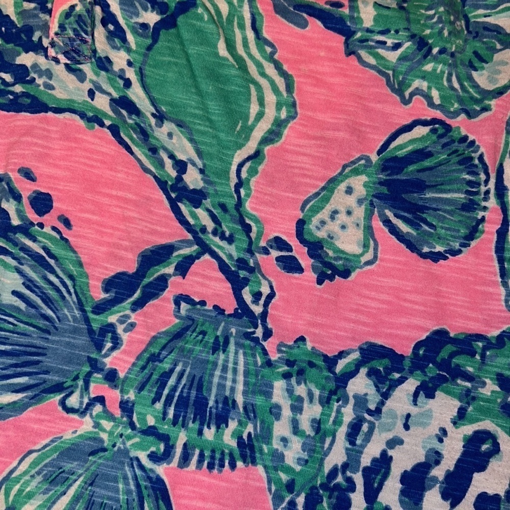 Lilly Pulitzer Essie dress in Pink Pout Barefoot Princess size large EUC - Picture 2 of 5